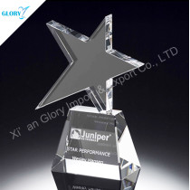 New Design Crystal Star Trophy