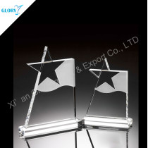 Engraved Star Custom Crystal Awards