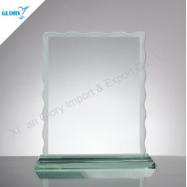 Jade Glass Plaque Trophy
