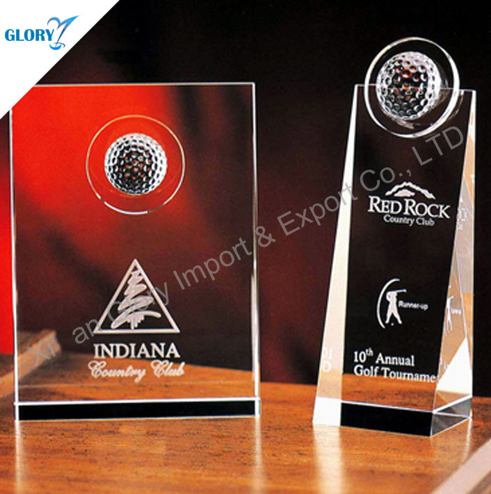 Custom Crystal Sports and Trophies For Golf Club