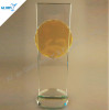 Yellow Engraved Crystal Glass For Award