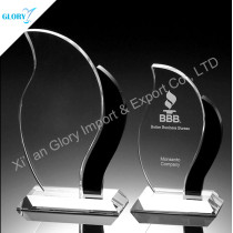 Wholesale Flame Shape Corporate Crystal Awards