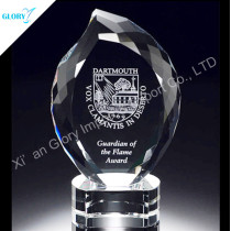 Crystal Flame Shape Corporate Trophies