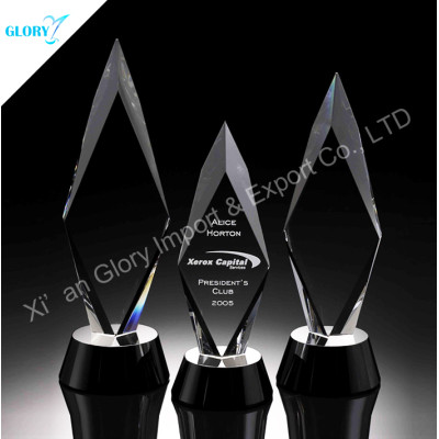 Elegant Iceberg Optical Crystal Award For Activity