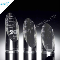 Custom Engraved K9 Crystal Glass For Award