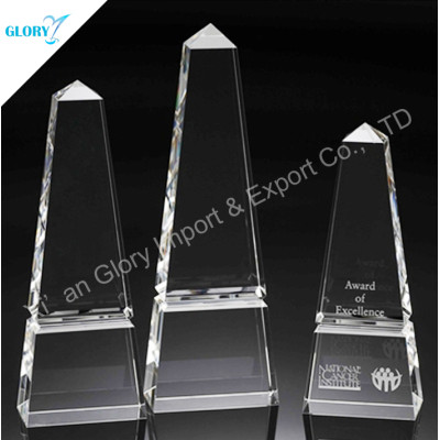 Elegant Blank Crystal Tower Award