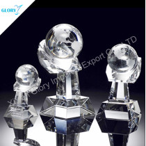 Custom Crystal Globe For Activity Award