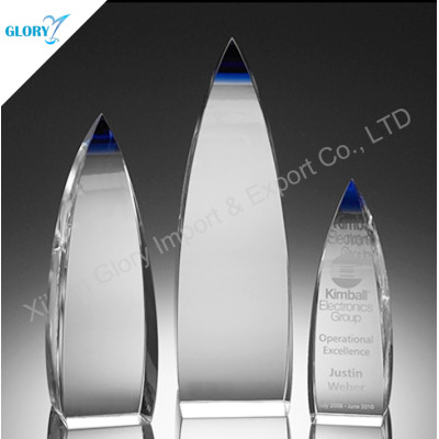 Custom Tower Crystal Award Trophy
