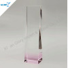 Personalized Colorful Pink Base Crystal Plaques