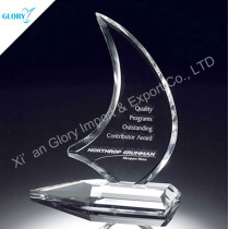 Custom Crystal Sailing Trophies For Activity