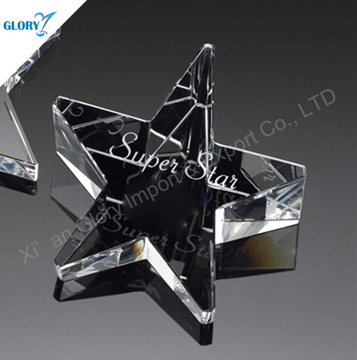 New Design Paperweight Crystal Star