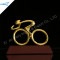 Quality Golden Bicycle Trophy For Souvenir