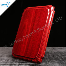 Custom Quality Red Blank Wood Plaques