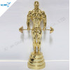 Golden Award Statue Bodybuilding Trophy