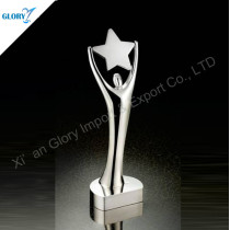 Quality Star Trophy Silver For Souvenir