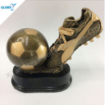 High Quality Resin Soccer Shoe Trophy
