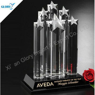 Quality Elegant Big Crystal Star Trophy