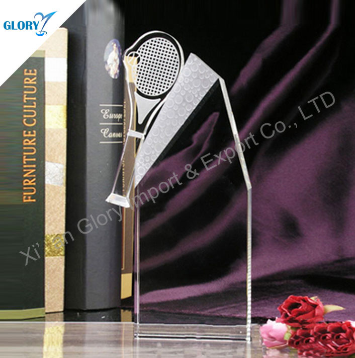 Sport Crystal Tennis Trophies China