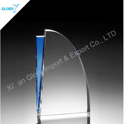 Wholesale Blue Crystal Award Plaque
