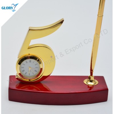 Elegant Desktop Clock 5 Year Anniversary Gift