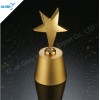 Customized Quality Golden Metal Star Shape Trophy