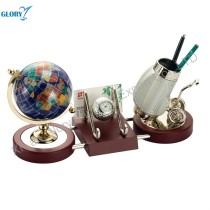 Fancy World Globe Pen Holder Gifts for Businessmen