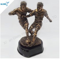 Vivid Football Player Action Figure Trophy