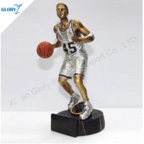 Wholesale Quality Resin Basketball Trophy for Souvenir