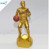 Wholesale Quality Golden Resin Basketball Awards for Kids