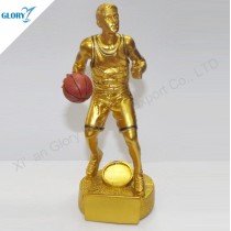 Wholesale Quality Golden Resin Basketball Awards for Kids