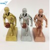 Quality Resin Gold Silver Bronze Basketball Trophies for Kids