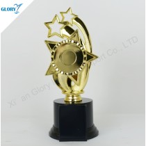 Wholesale Star Gold Silver Bronze Plastic Awards Trophies