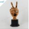 New Design Victory Hand Awards Plastic Trophy