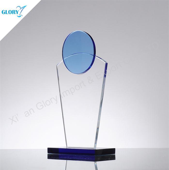 Custom Engraved Art Glass Awards for Souvenir