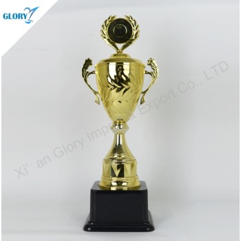 New Golden Big Plastic Trophy Cup for Sport