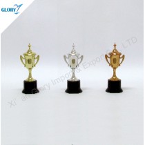 Gold Silver Bronze Plastic Awards Trophies for School