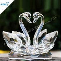 Elegant Clear Swans Crystal Wedding Gifts Wholesale