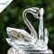Elegant Clear Swans Crystal Wedding Gifts Wholesale