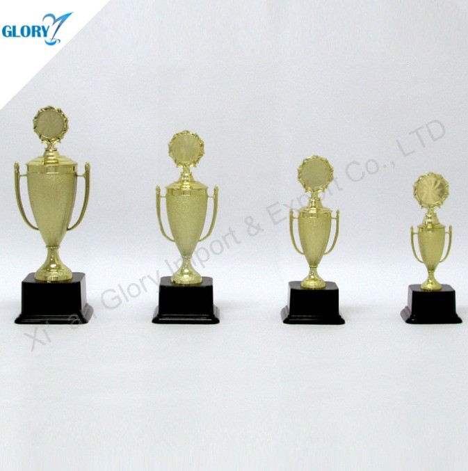 Wholesale Golden Plastic Awards Trophy Cups