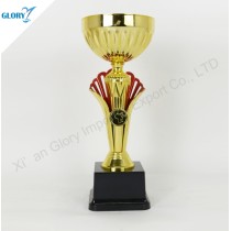 New Design Plastic Golden Cup Trophy