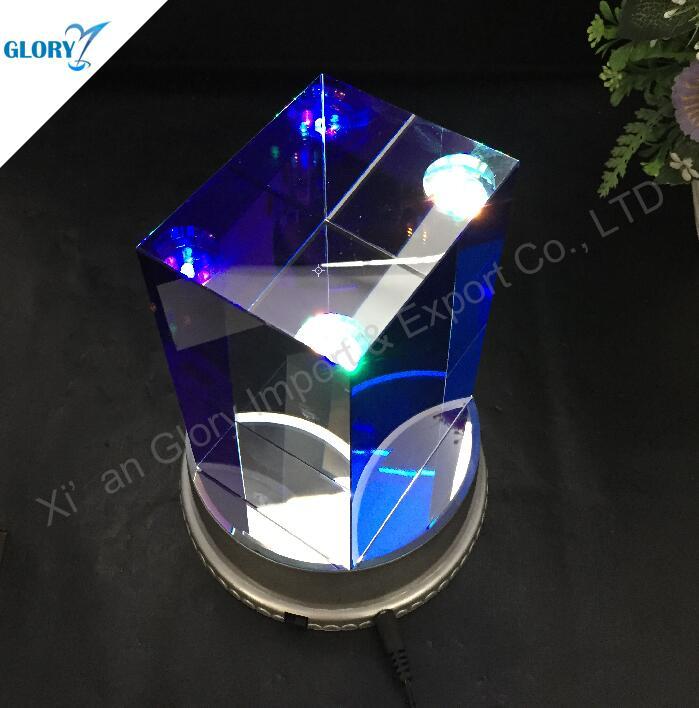 Custom Elegant Crystal Glass Cube
