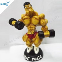 Funny Resin Fitness Man Bodybuilding Trophies