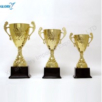Quality Golden Cup Trophies with Black Base