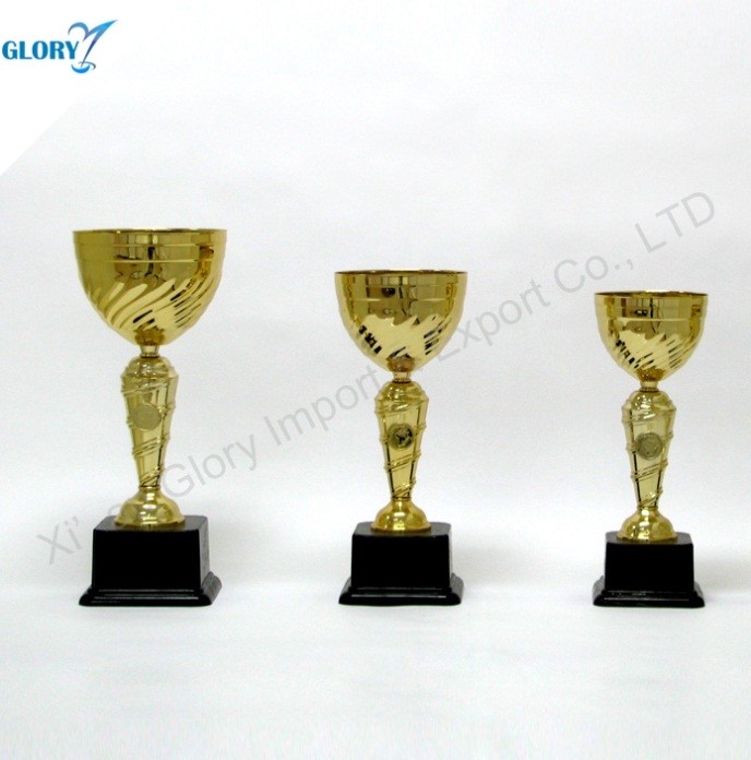 Quality Golden Awards Trophy Cup for Souvenir