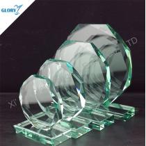 Wholesale Blank Octagon Glass Awards Trophies