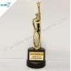Custom Gold Plated Statue Trophies Personalized Awards