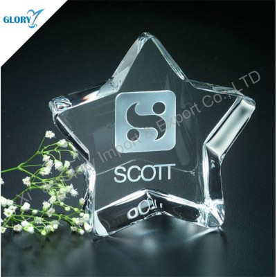 Wholesale Crystal Stars with Logo Engraved
