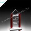 Wholesale Engraved Red Crystal Glass Awards Trophies