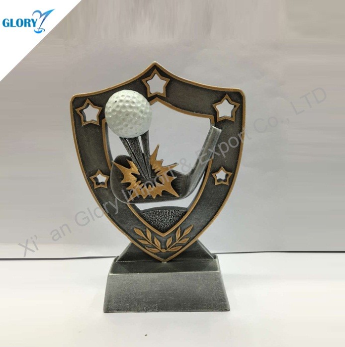 Golf Themed Gifts Resin Sports Medals and Trophies