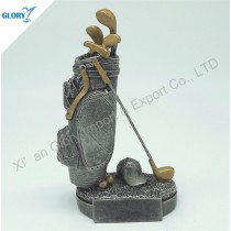 Quality Golf Resin Fantasy Sports Trophies for Athletics